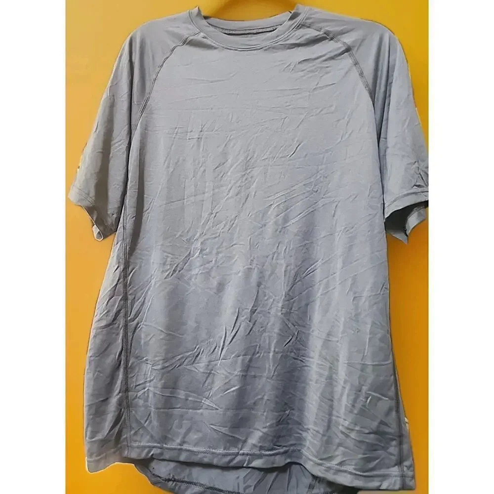 The North Face Flashdry Shirt Men’s‎ Small Gray Trail Hiking New Stretch A127